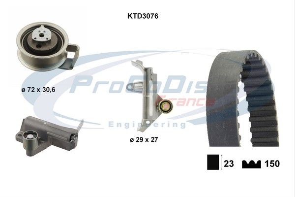 PROCODIS FRANCE Комплект ремня ГРМ KTD3076